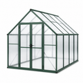 Serre de jardin en aluminium et polycarbonate transparent 250 x 190 x 195 cm
